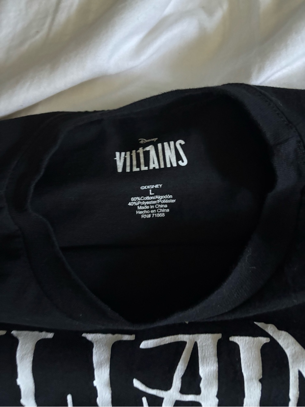Disney Black Villains Graphic T-Shirt - Picture 2 of 2